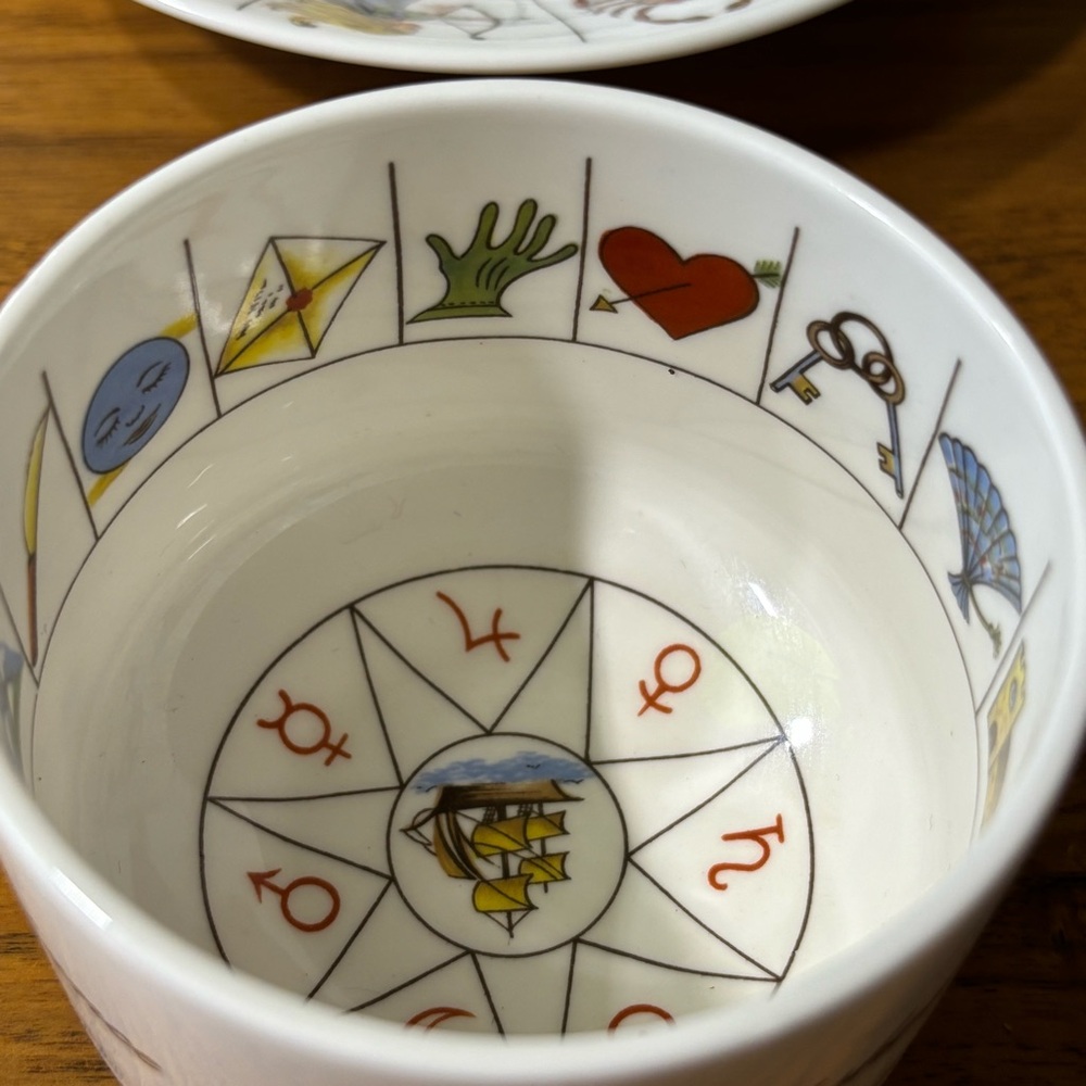 Jon Anton, England fine bone china “The Taltos” teacup & saucer - Picture 6 of 11